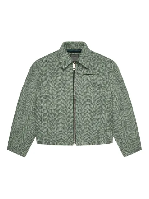 PLACE OF ËLMS zip-fastening jacket Grey PELOVE062