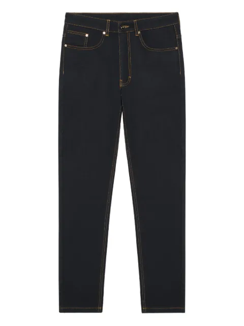 PLACE OF ËLMS button-fastening jeans Black PELDEN071