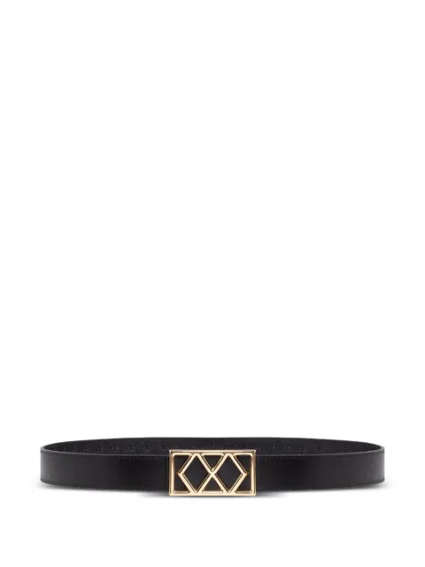 PLACE OF ËLMS reversible leather belt Black PELBEL035
