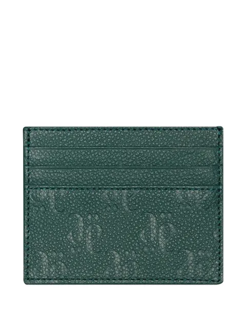 PLACE OF ËLMS loog-embossed cardholder Green PELCAR087