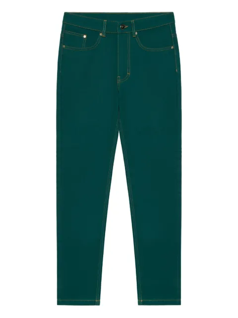 PLACE OF ËLMS five-pocket jeans Green PELDEN083