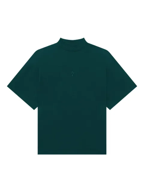 PLACE OF ËLMS mock-neck T-shirt Green PELTSH055