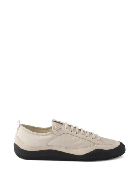 Prada Speedrock Re-nylon and suede sneakers Neutrals 2EE469FG000D7C