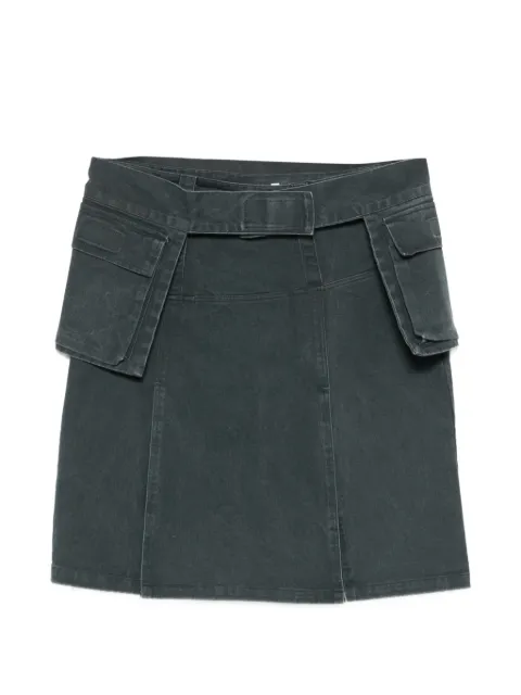 Halfboy belted cargo mini skirt Grey HS261WN003TW039