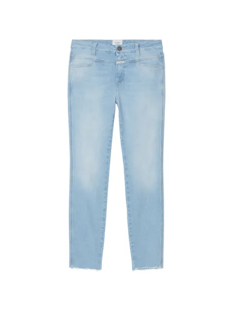 Closed Skinny Pusher frayed-hem jeans Blue C2123104D4Z