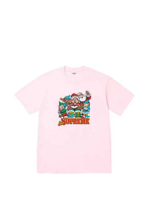 Supreme printed T-shirt Pink SU26834