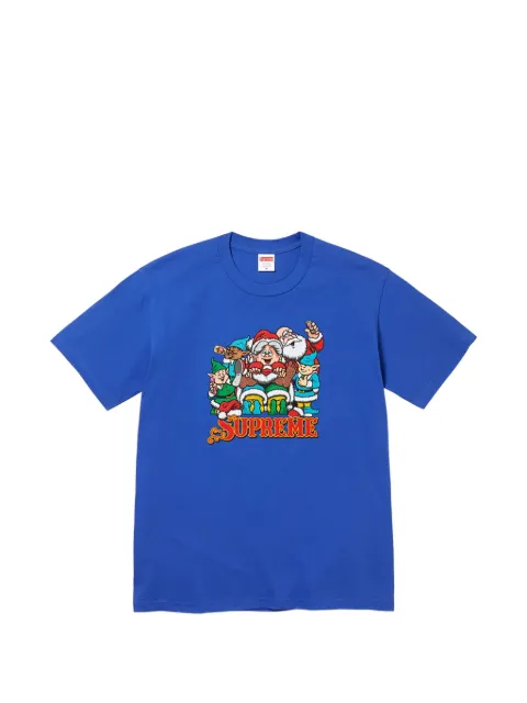 Supreme x Sean Cliver Naughty graphic-print T-shirt Blue SU26831