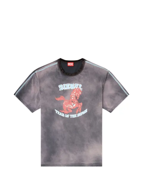 Diesel Year of the horses CI-T-Boxt-Horse T-shirt Grey A240870SPFQ