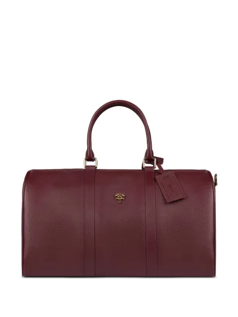 PLACE OF ËLMS Arbor grained holdall bag Red PELWEE017