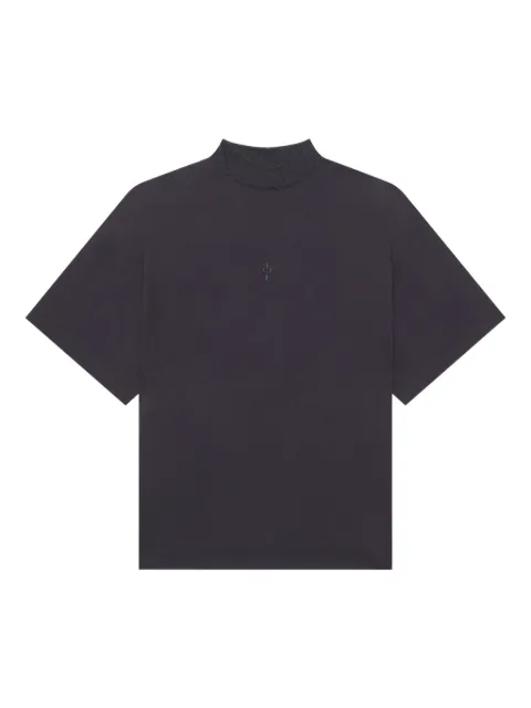 PLACE OF ËLMS logo-embroidery T-shirt Black PELTSH057