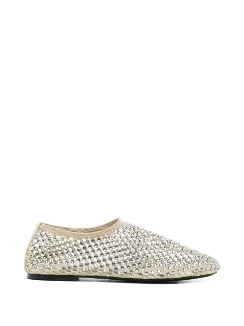 strategia shoes rhinestone-embellished ballet flats Neutrals R11