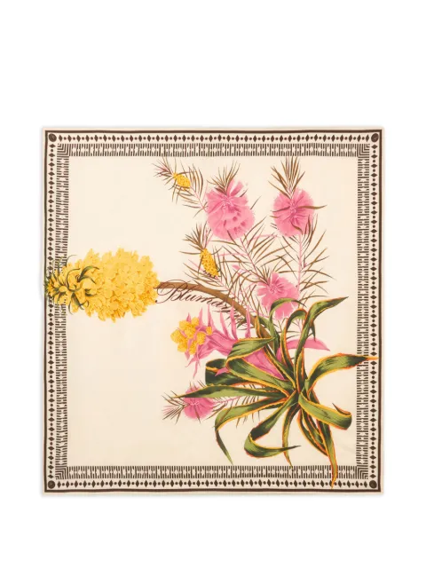 Blumarine agave print scarf Neutrals P622W421A