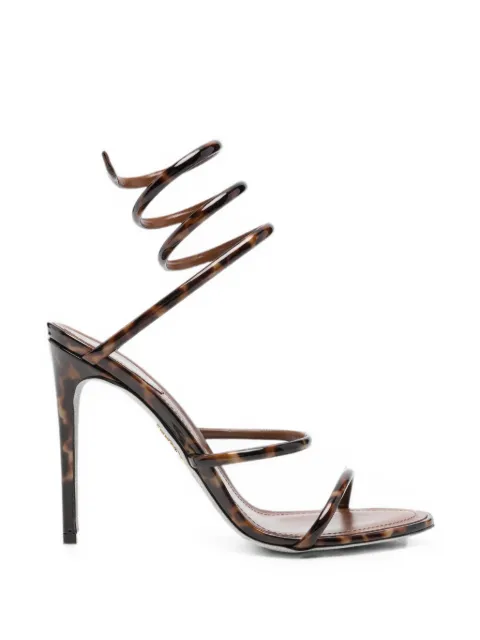 René Caovilla Cleo tortoiseshell-effect sandals Brown C12351105V0025111