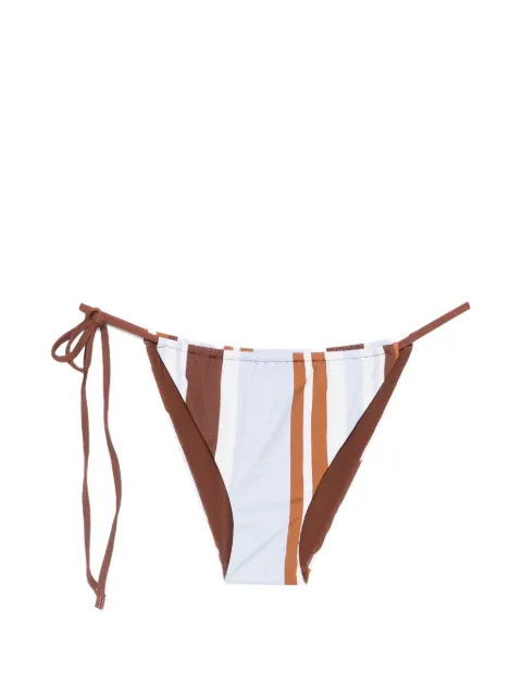 SIR. Marais striped-pattern bikini bottoms Brown SIR1260010B