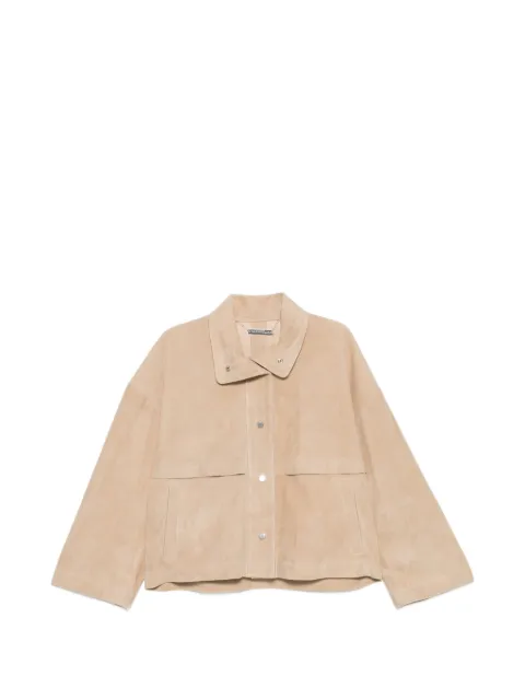 Nour Hammour suede jacket Neutrals SS15