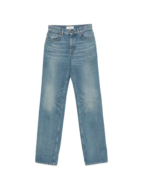 Chloé pocket logo-patch jeans Blue CH26UDP11153