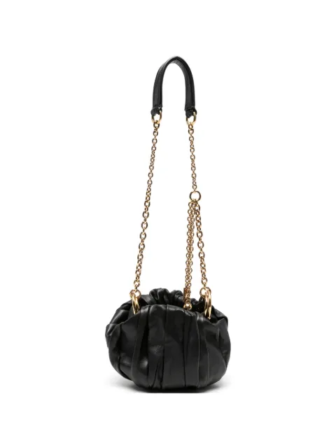 Chloé Plissé pleated shoulder bag Black CH26US765S27