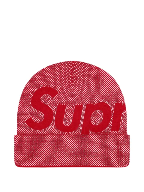 Supreme logo-detail beanie Red SU26790