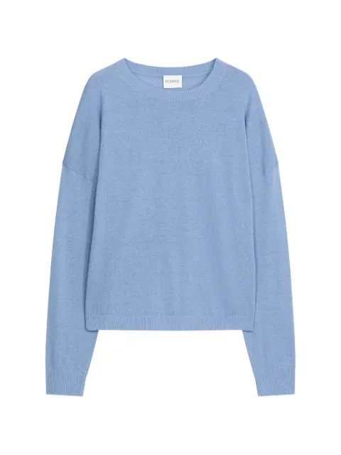 Closed crew-neck sweatshirt Blue C9611091H22