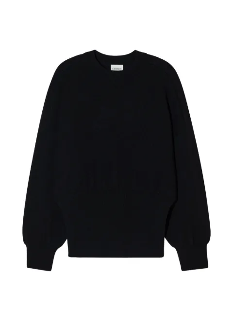 Closed long-sleeve crew-neck sweater Black C9662097NCR