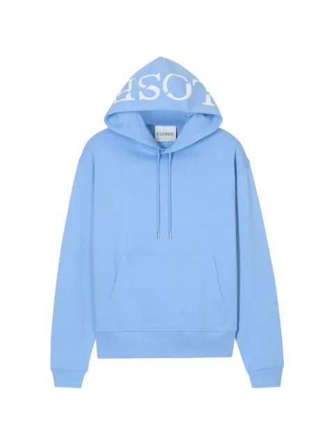 Closed logo printed hoodie Blue C8593047VPR