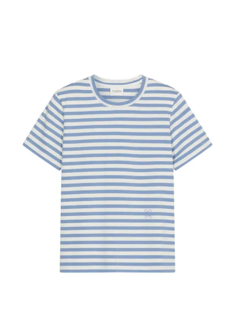 Closed striped basic T-shirt Blue C9520044HST
