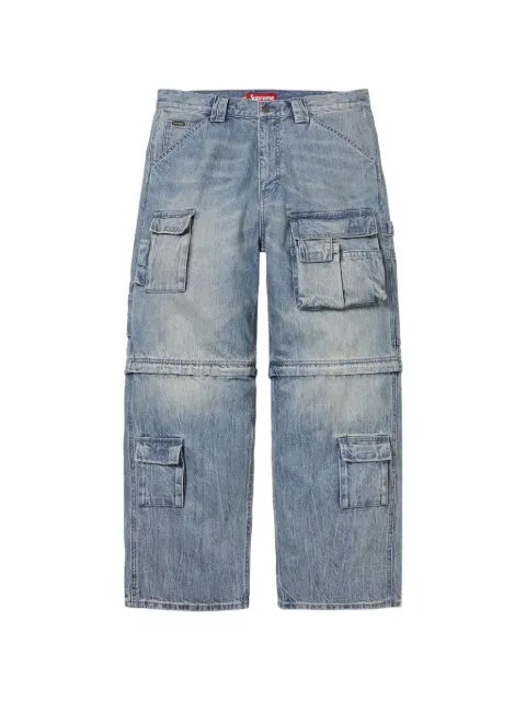 Supreme zip-off utility trousers Blue SU26781