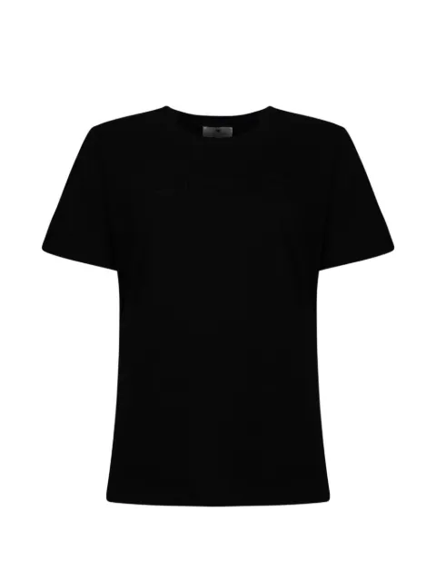 Elisabetta Franchi embossed T-shirt Black MA68P61E2