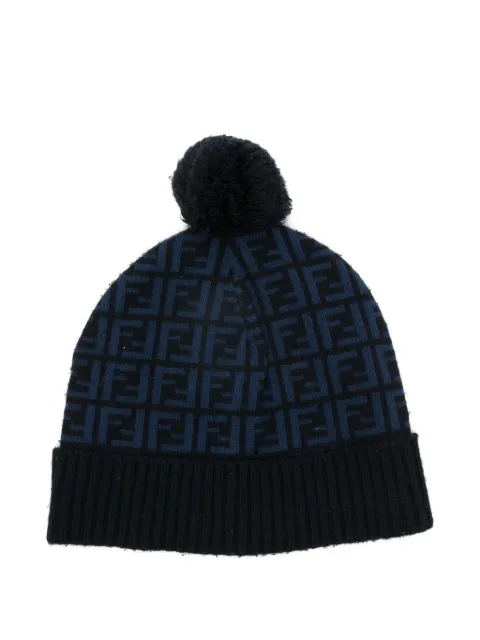 Fendi Pre-Owned 2000s logo beanie Black FE120AEQ