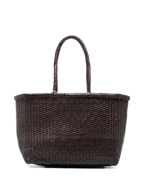 DRAGON DIFFUSION large B Weave leather tote bag Brown 8805