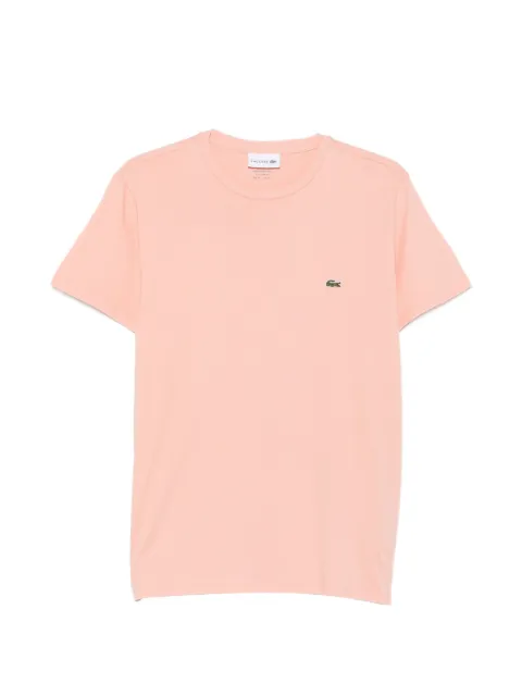 Lacoste logo-patch T-shirt Pink TH6709