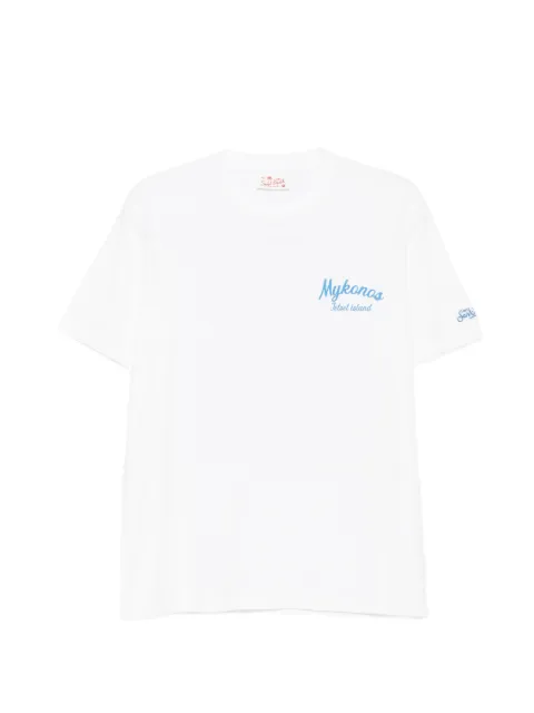 MC2 Saint Barth Portland logo-print short-sleeve T-shirt White PRL0002