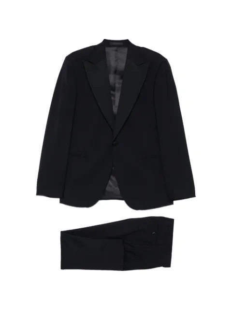 Corneliani peak-lapel single-breasted suit Blue 277T362794135