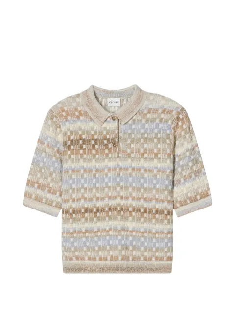 Closed short-sleeve polo shirt Neutrals C9663196TM8