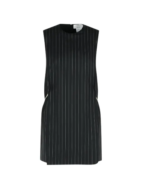 Sportmax Domoni striped layered mini dress Black 2612221071600