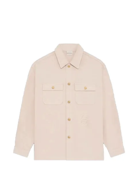 Drôle De Monsieur pocket button denim shirt Neutrals JT269CO243SD