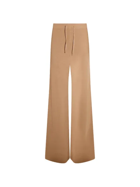 Yves Salomon knit wide-leg trousers Neutrals 25EYP500XXMSVP