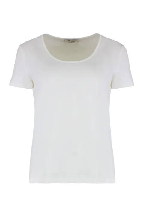 Max Mara crew-neck T-shirt Neutrals 2619971011600