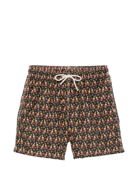 MC2 Saint Barth Lighting micro-fantasy swim shorts Black LIG0003