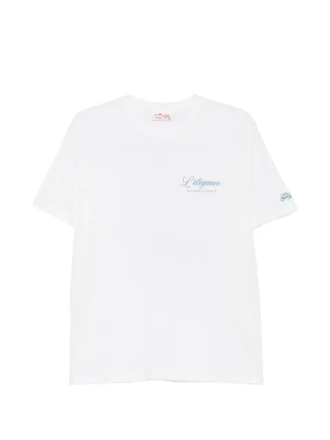 MC2 Saint Barth Portland logo-print round-neck T-shirt White PRL0002