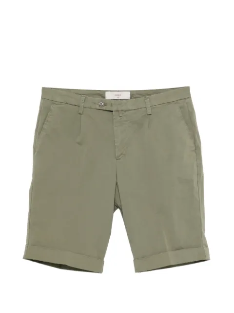 Briglia 1949 pleated turn-up shorts Green BG101300127