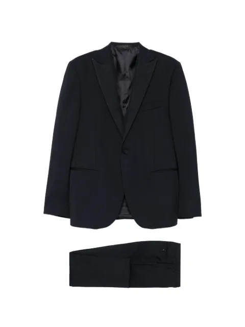 Corneliani peak-lapel single-breasted suit (set of three) Blue 278T352794135001