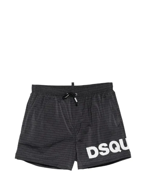 DSQUARED2 logo drawstring-waistband boxers Black D7B5C6600ISA01