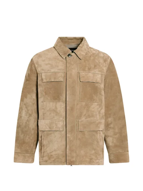 Yves Salomon suede jacket Neutrals 26E26EHV20174L32WA2024