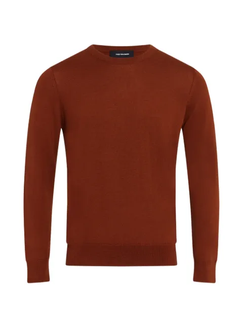 Yves Salomon crew-neck sweater Brown 26WHH50067L14W