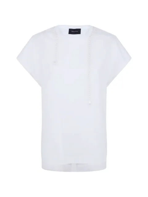 Simone Rocha pearl-embellished blouse White 5404B0553