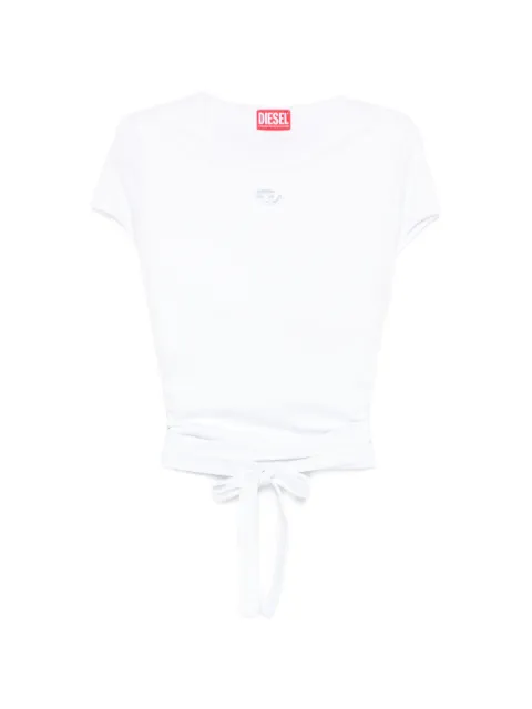 Diesel T-Bunny-Tail tie-waist T-shirt White A211970EJAI