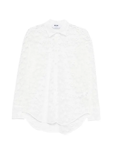 MSGM button-fastening shirt White 4041MDE18A267123