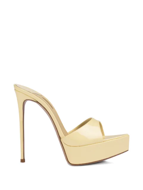Le Silla Uma stiletto-heel heeled sandals Yellow 2888F100RCPPGSM