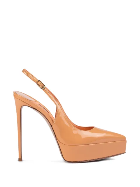 Le Silla Uma slingback heeled pumps Orange 2862F090R1PPGSL